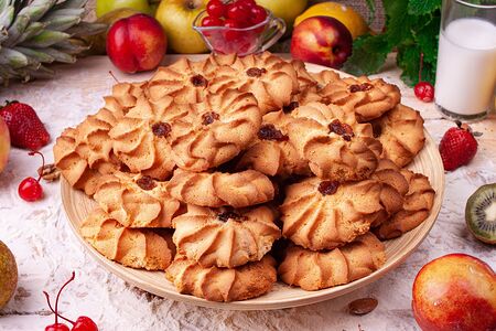 Печенье курабье Яблоко