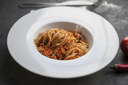 Паста с говядиной