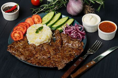 Донер Плов усту с говядиной 