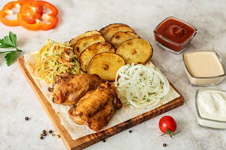 Ланч с курицей