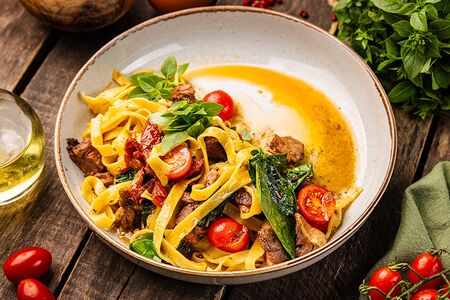 Тальятелле с уткой