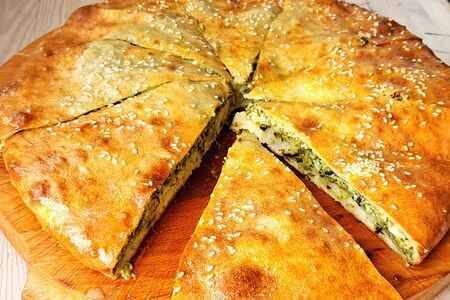 Пирог со шпинатом