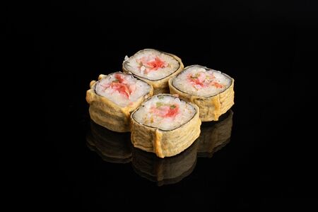 С имбирём и креветкой