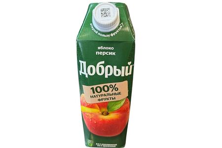 Сок Добрый яблоко-персик