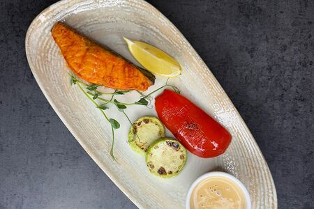 Стейк из семги