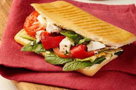 Панини с овощами и сыром 