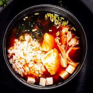 Мисо-суп с лососем