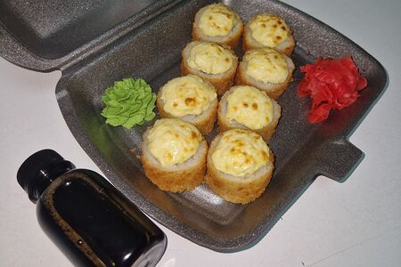 Яндекс Запечённый ролл Филадельфия гриль