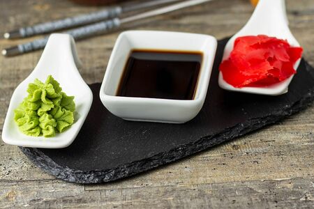 Васаби и Имбирь и Соевый соус