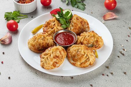 Манты жареные 