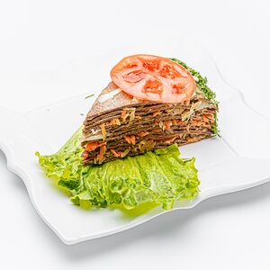 Пирог из печени 