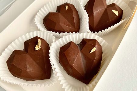 Дубайский шоколад в форме сердца 