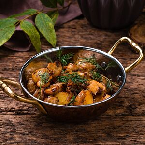 Картофель с грибами