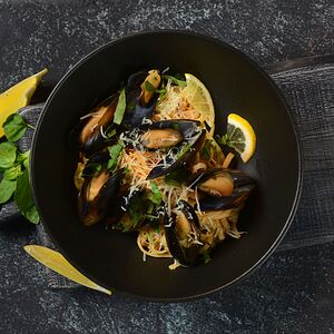 Паста с мидиями Маринара