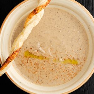 Сливочный крем-суп из шампиньонов