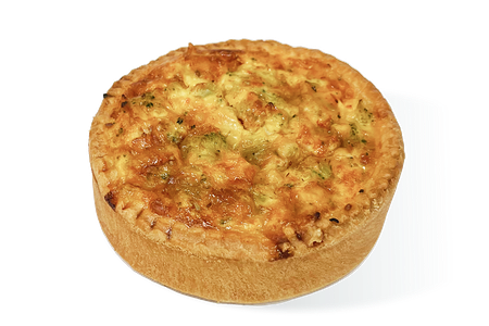 Киш с индейкой, овощами и сыром