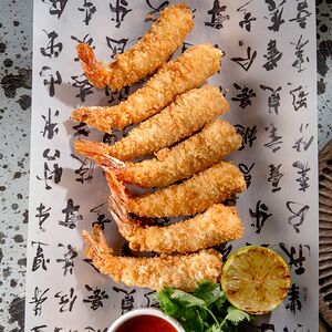 Креветки в темпуре