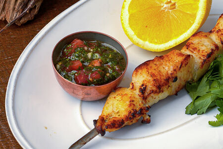 Волжский шашлык из судака