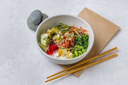 Поке с лососем