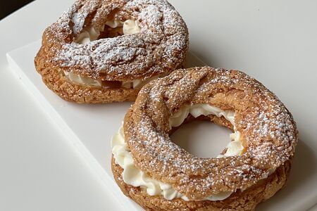 Кольцо с соленой карамелью и крем чизом