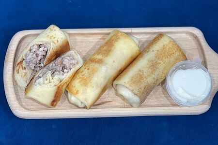 Блинчики с мясом