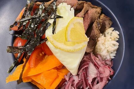 Боул с ростбифом 