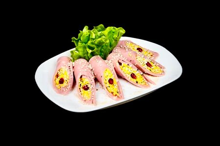 Рулет из ветчины