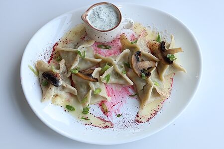 Вареники с картофелем и грибами 