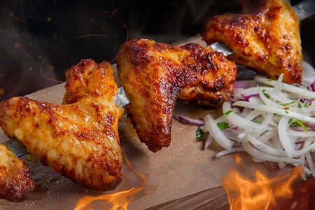 Шашлык из куриных крылышек