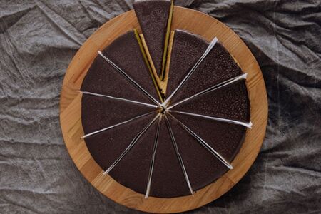 Чизкейк банан в шоколаде