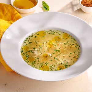 Домашний куриный суп 