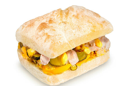 Чиабатта острый цыпленок