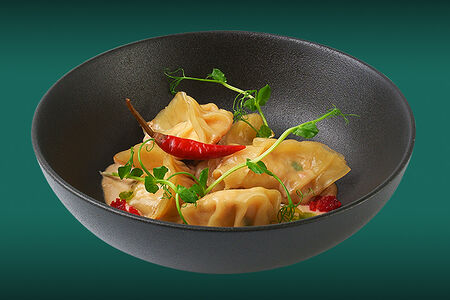 Гедза с креветками и снежным крабом