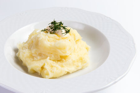Пюре картофельное с луком и укропом