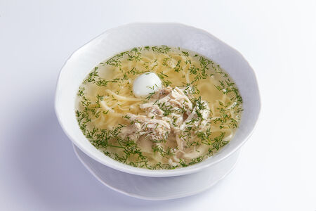 Куриный с домашней лапшой