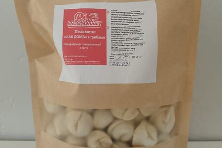 Пельмени Как Дома с грибами