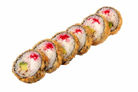 Темпура с угрем и крабом