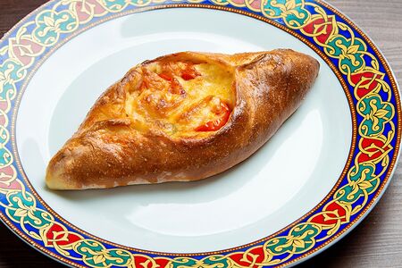 Лодочка с сыром и шпинатом