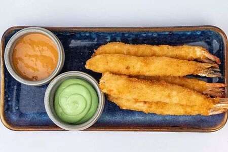 Креветки темпура