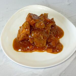 Гуляш свиной жареный 