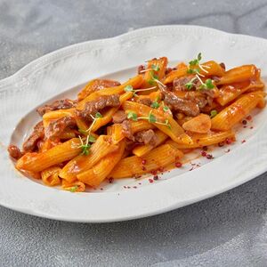 Арабьята с телятиной