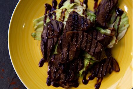 Говядина под соусом терияки 