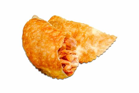 Чебурек с курицей по-азиатски