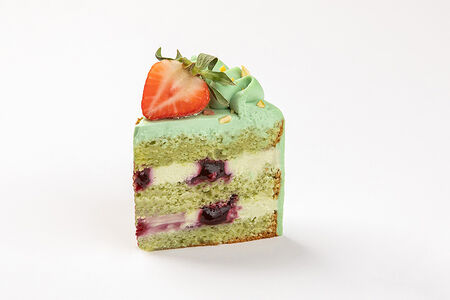 Торт Ежевика - фисташка