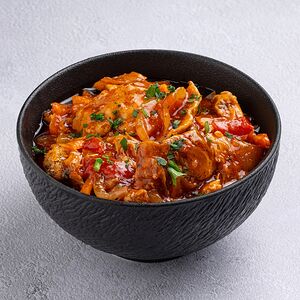 Куриное филе в кисло-сладком соусе