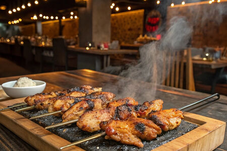 Шашлык из куриных крылышек