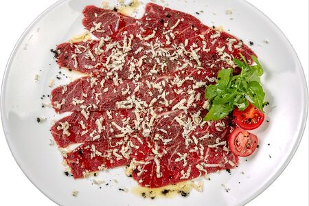 Карпаччо из мраморной говядины с дорблю
