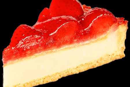 Чизкейк с клубникой