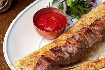 Шашлык из мраморной говядины