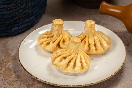 Жареные хинкали с сыром